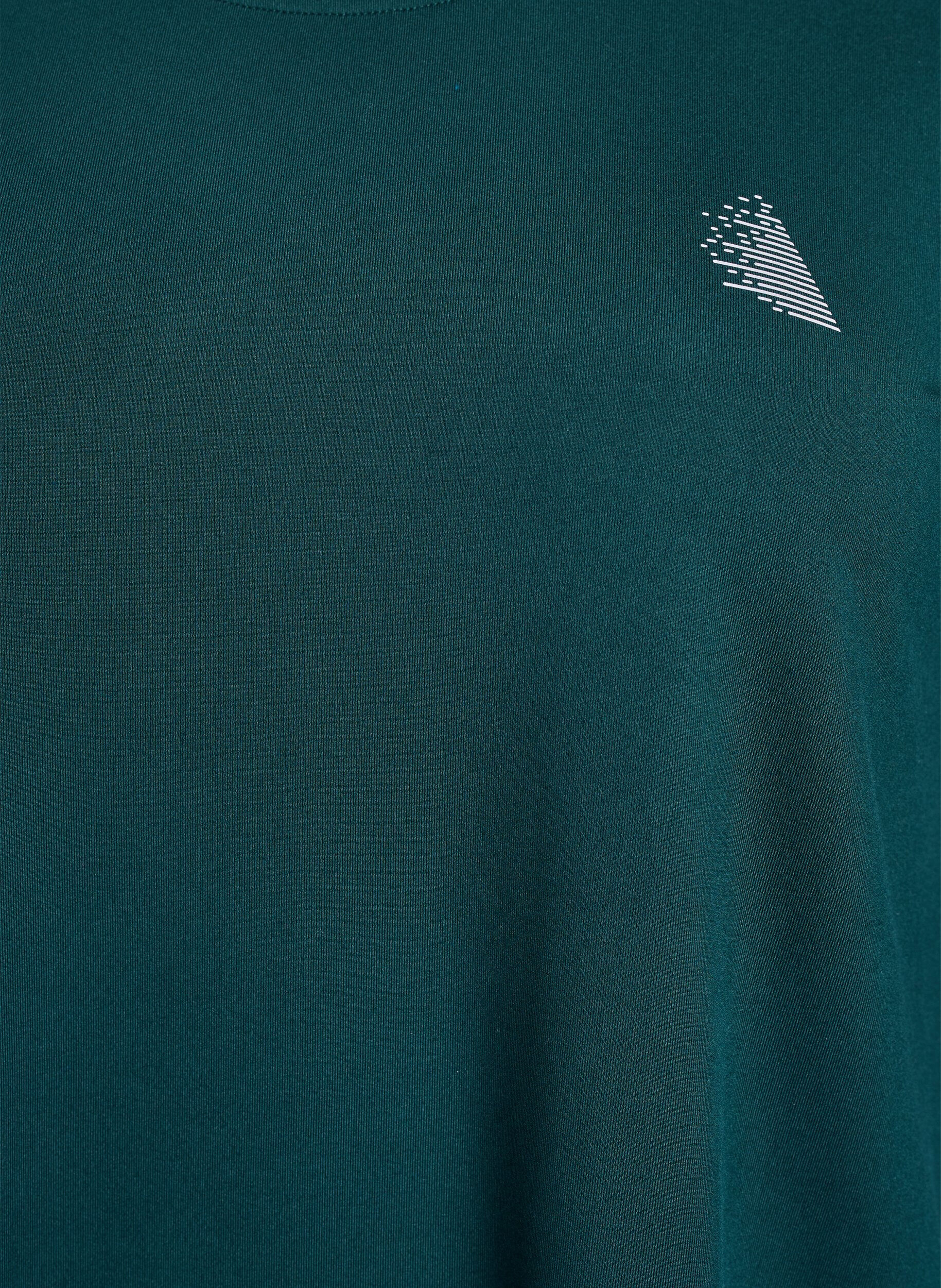 ZizziTr&auml;ningsblus med trekvarts&auml;rm, Gr&ouml;n, Packshot image number 2