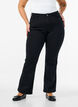 Ellen bootcut-jeans med h&ouml;g midja, Svart, Model image number 2