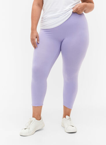 3/4 bas-leggings, Lavender, Model image number 0