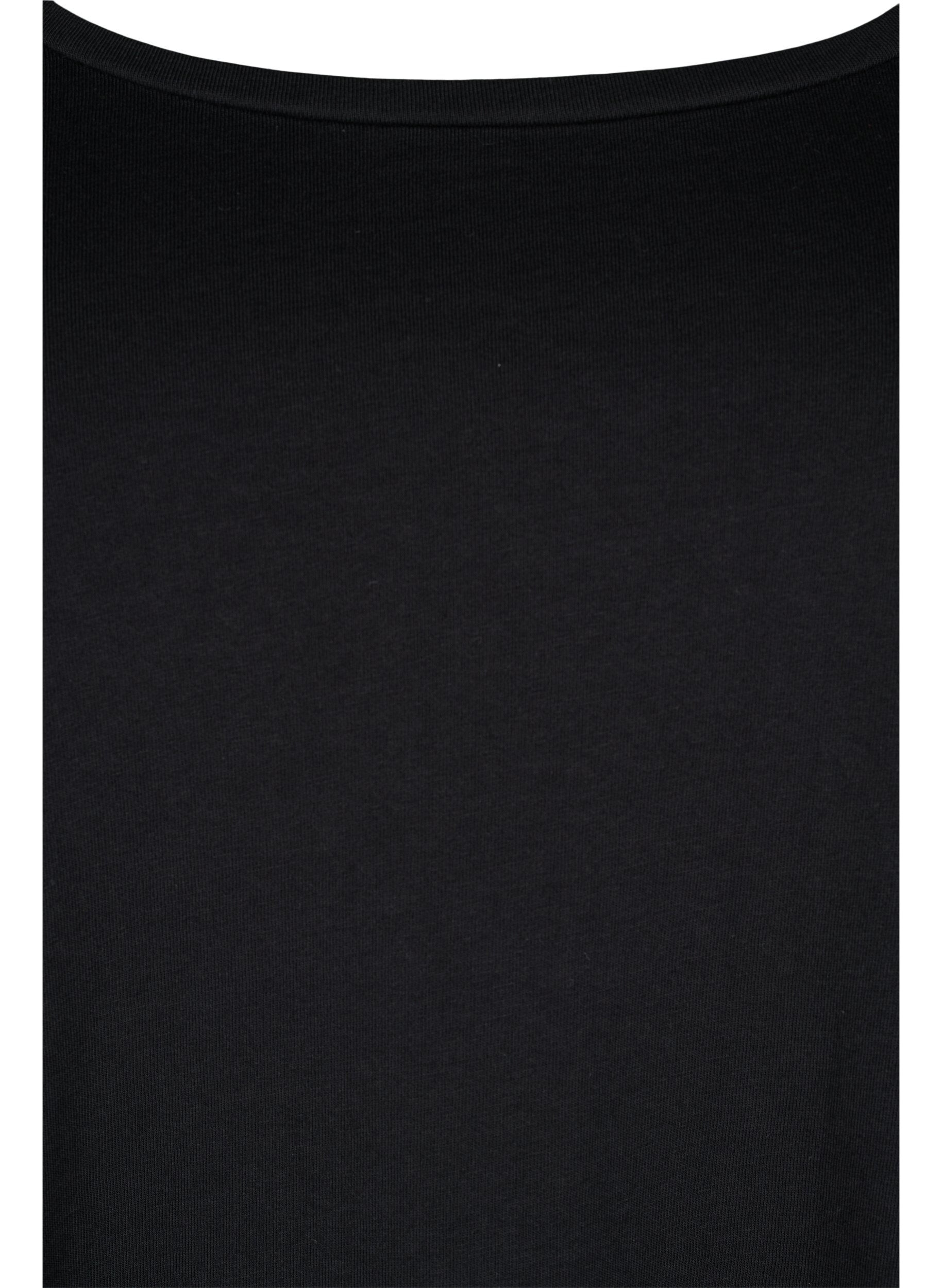 Zizzi 2-pack bastr&ouml;ja i bomull, Paisley Purple/Black, Packshot image number 3