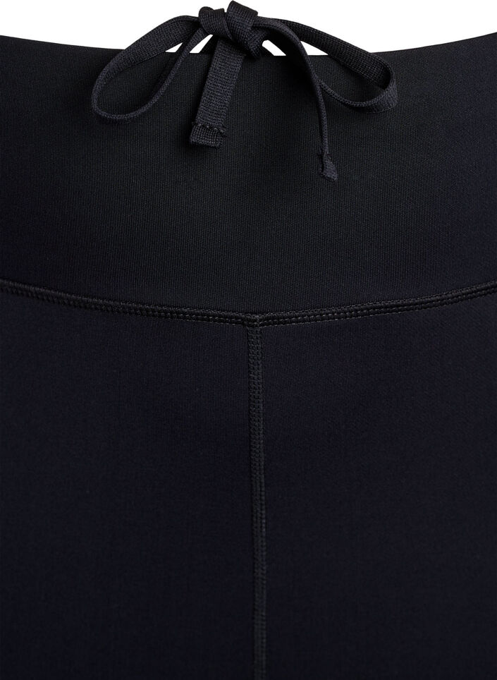 Capri löpartights med lätt kompression, Svart, Packshot image number 3