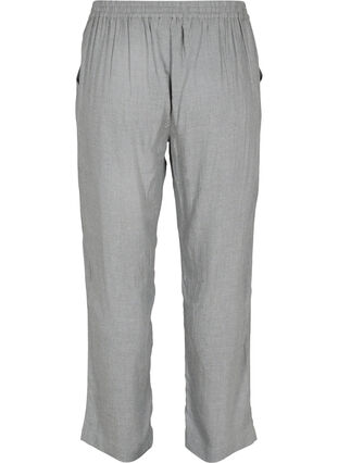 Klassiska byxor med fickor, Grey Melange, Packshot image number 1