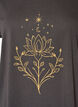 T-shirt med dekorativt tryck framtill, Gr&aring;, Packshot image number 2