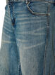 Barrel fit jeans med sliten tv&auml;tt, Bl&aring;, Packshot image number 2