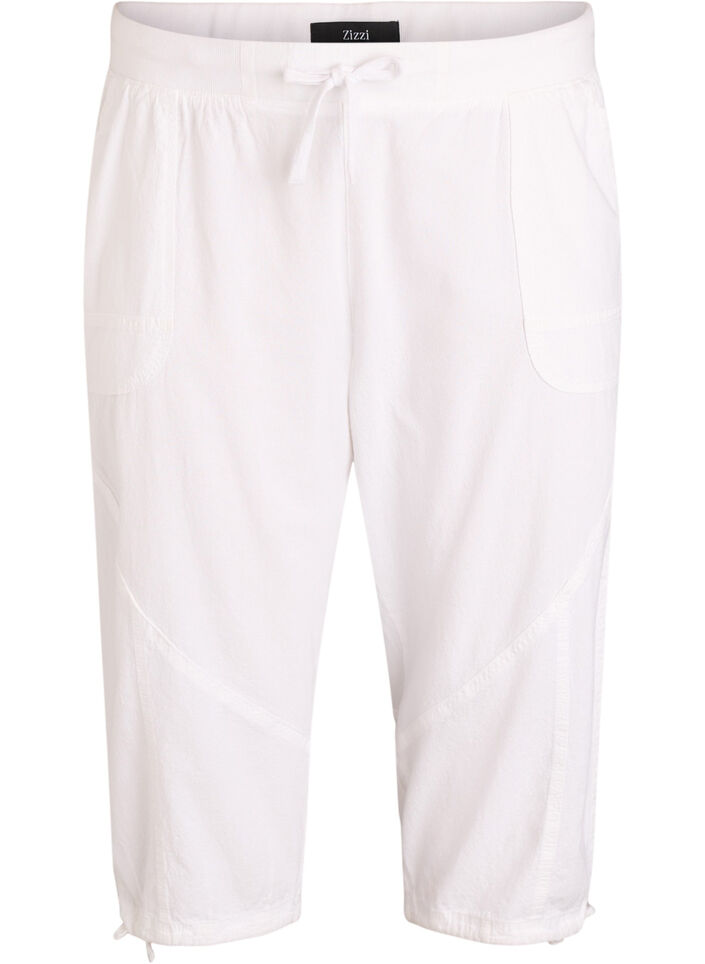 Knickers i bomull, Vit, Packshot image number 0