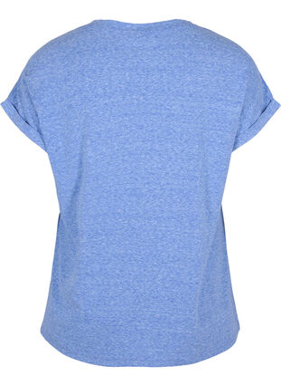 Melerad t-shirt med korta ärmar, Surf the web Mél, Packshot image number 1