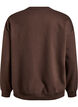 Sweatshirt med motiv, Brun, Packshot image number 1