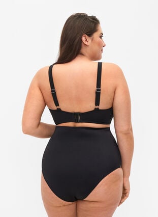 Bikinitrosa med extra hög midja, Black, Model image number 1