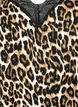 Topp i viskos med spets, Leopard, Packshot image number 2