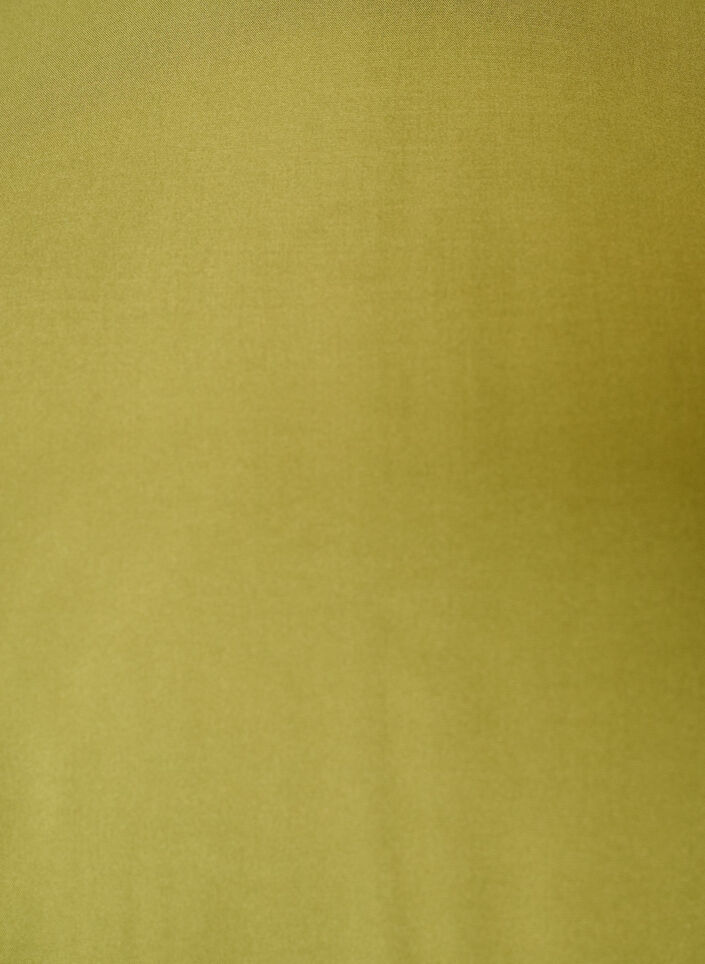 Kort&auml;rmad v&auml;vd blus med rund hals, Gr&ouml;n, Packshot image number 2
