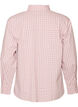 L&ouml;s rutig skjorta med knytsk&auml;rp, Rosa, Packshot image number 1