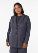 Klassisk blazer med fickor, Gr&aring;, Model image number 0