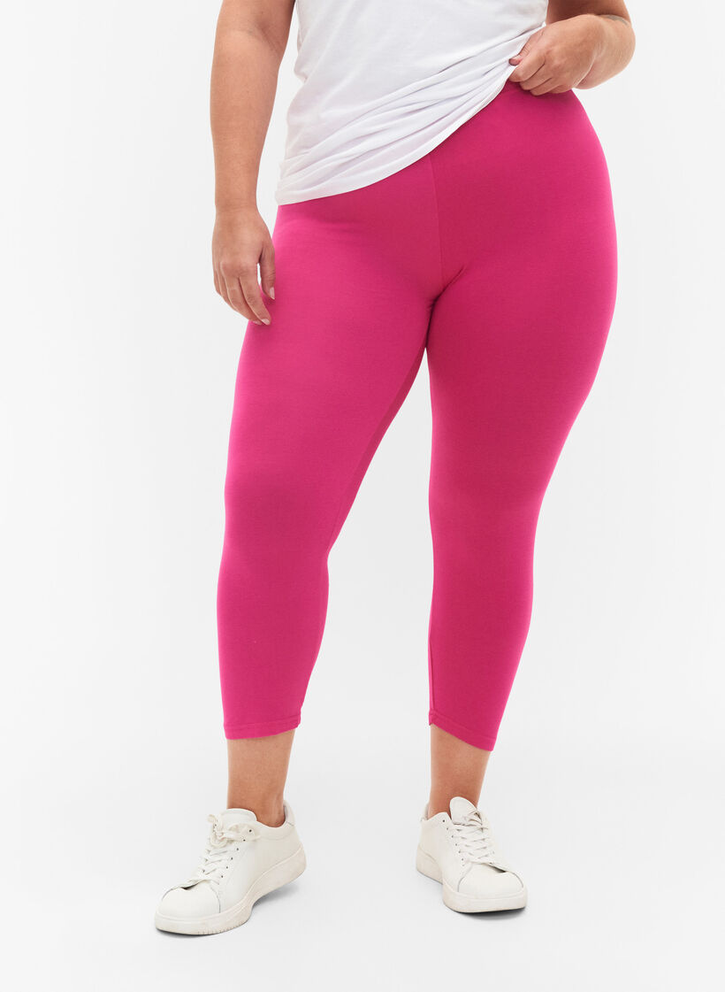 3/4 bas-leggings, Rosa, Model image number 0
