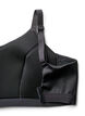 L&auml;tt vadderad sport-BH, Svart, Packshot image number 3