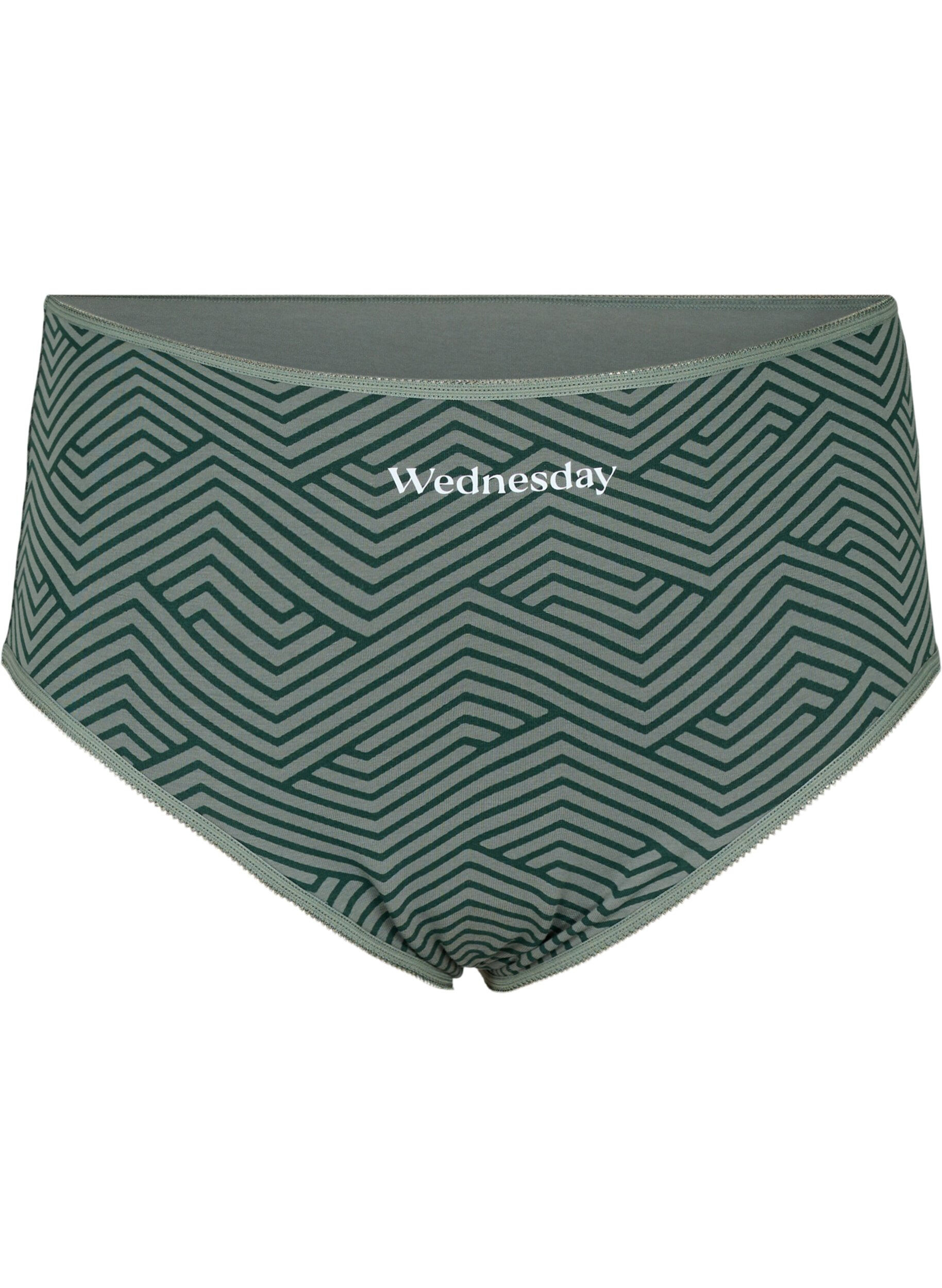 Zizzi 7-pack hipster med vanlig midja, Scarab Multi Pack, Packshot image number 2