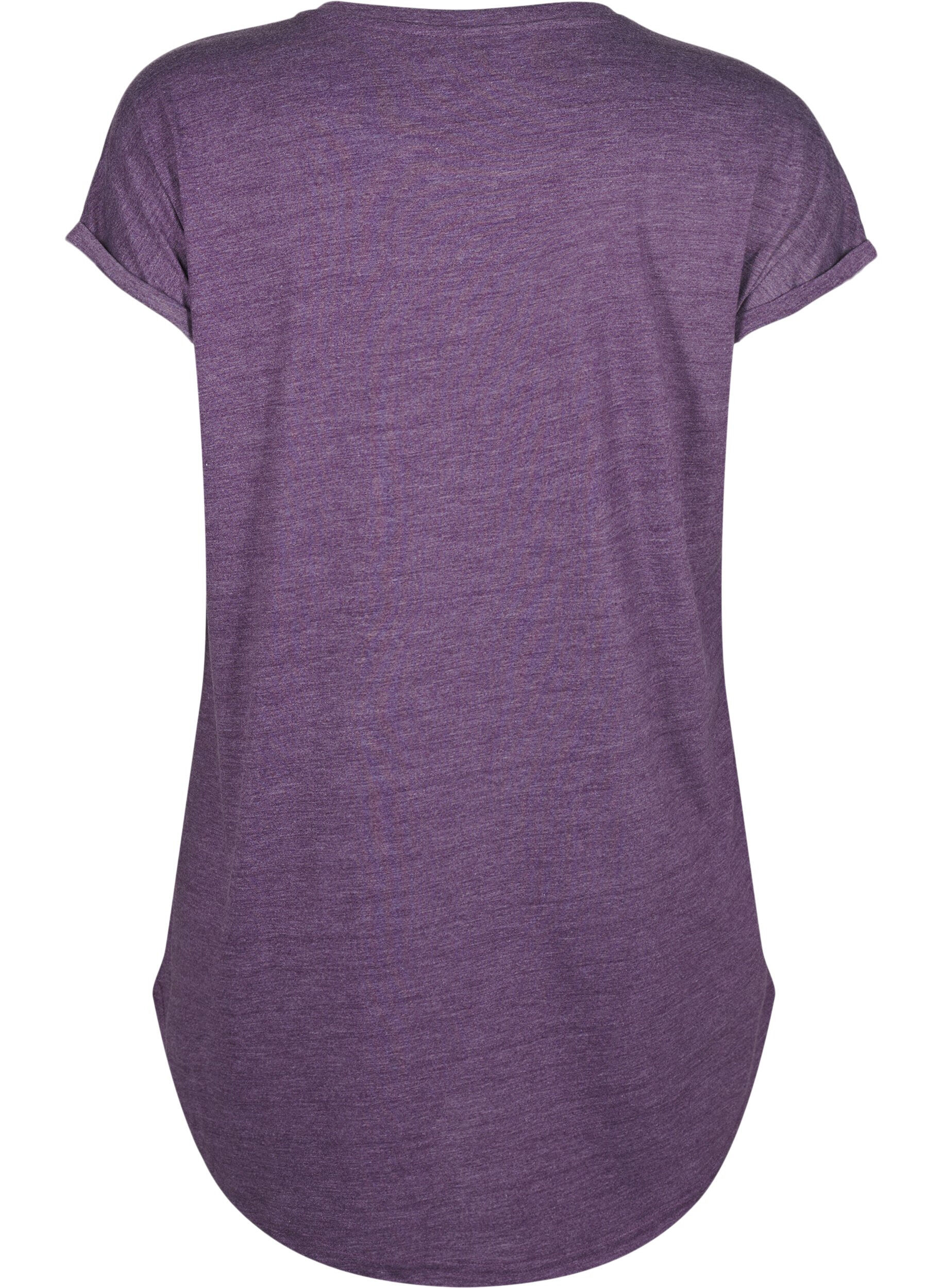 Zizzi Kort&auml;rmat nattlinne med texttryck, , Packshot image number 1