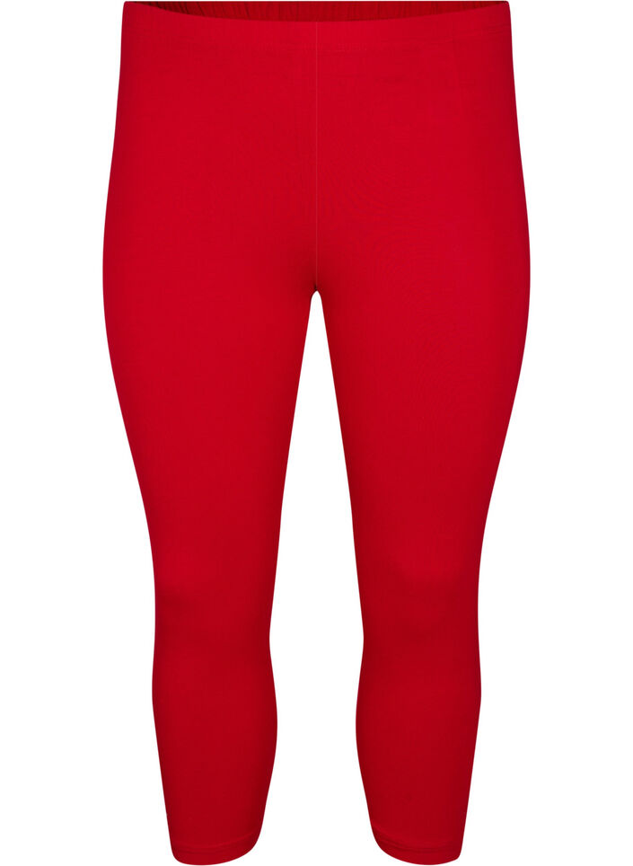 3/4 bas-leggings, R&ouml;d, Packshot image number 0