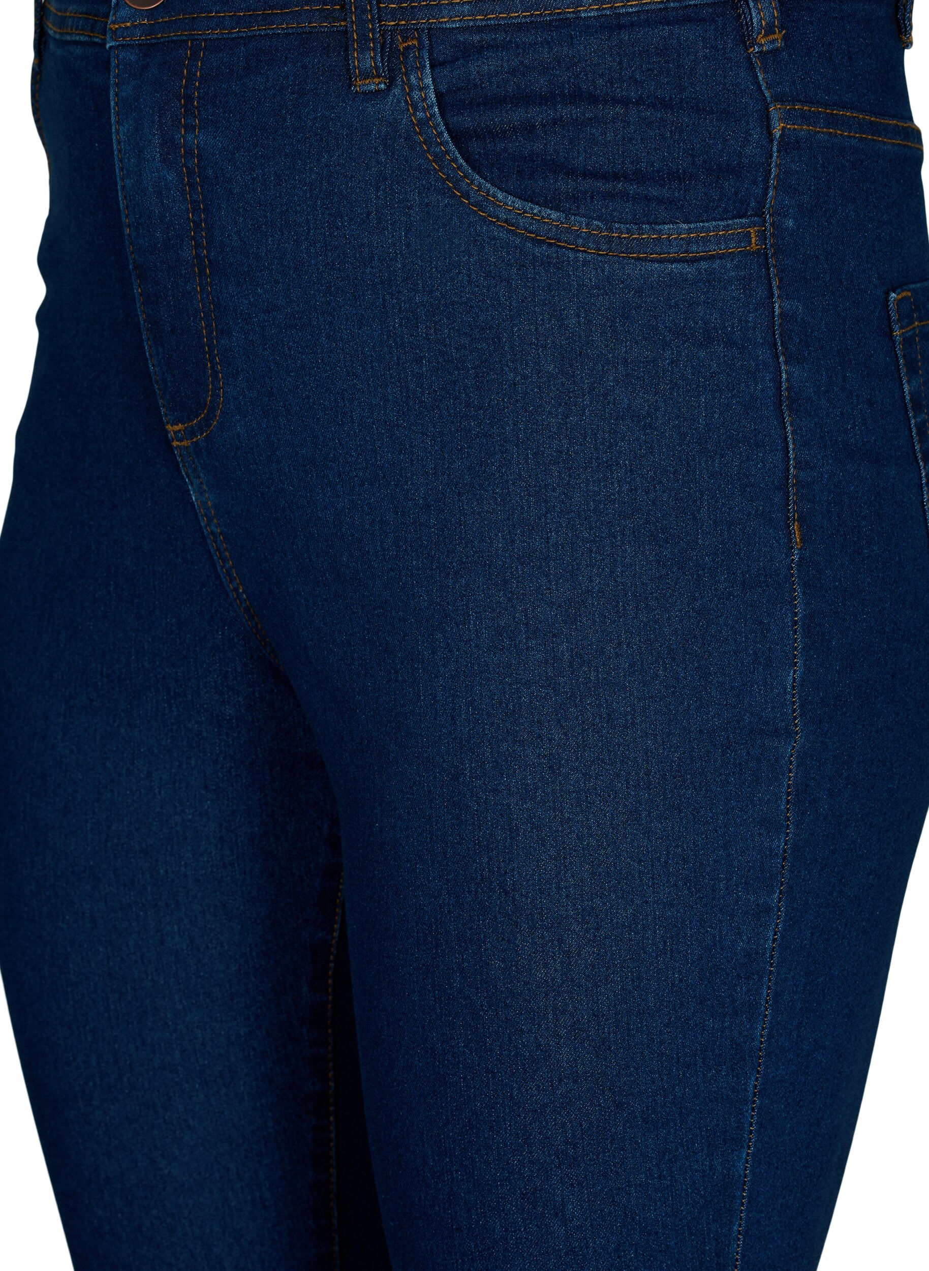 Zizzi Jeans med super slim passform, Bl&aring;, Packshot image number 2