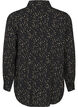 Prickig skjorta med krage, Black w. Dot AOP, Packshot image number 1