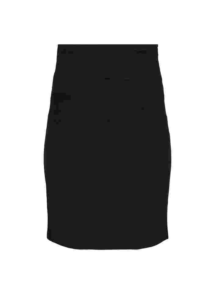 Kroppsnära gravidkjol, Black, Packshot image number 1