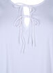 Tunika i viskos med knytband, Bright White, Packshot image number 2