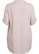 Tunika i linne och viskos med A-linjeform, Beige, Packshot image number 1