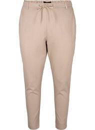 Croppade Maddison-byxor, Beige