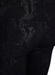 Slim fit-byxor med ormmönster, Svart, Packshot image number 3