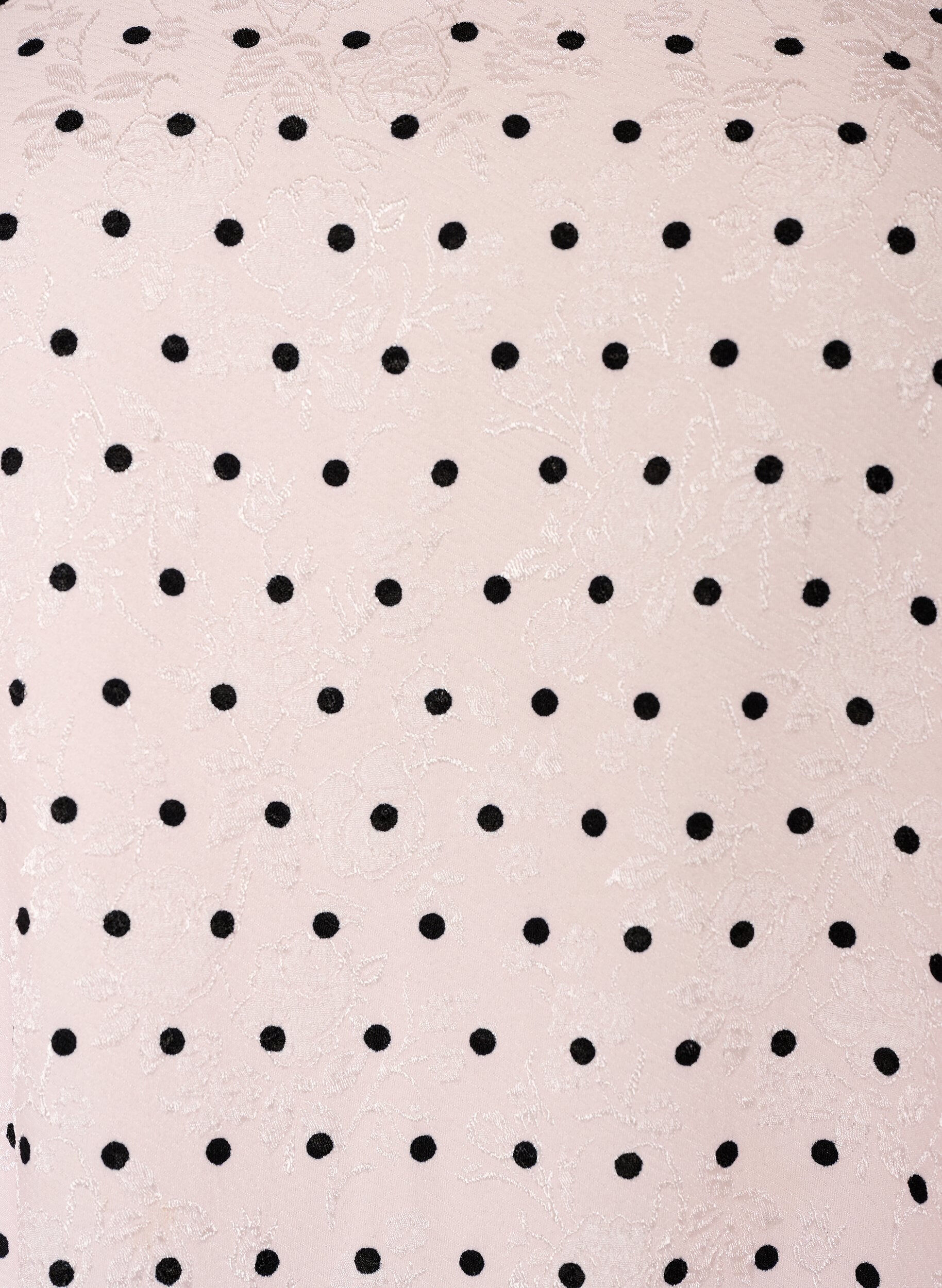 Zizzi Prickig a-linjeformad kl&auml;nning med ballong&auml;rmar, Rosa, Packshot image number 2