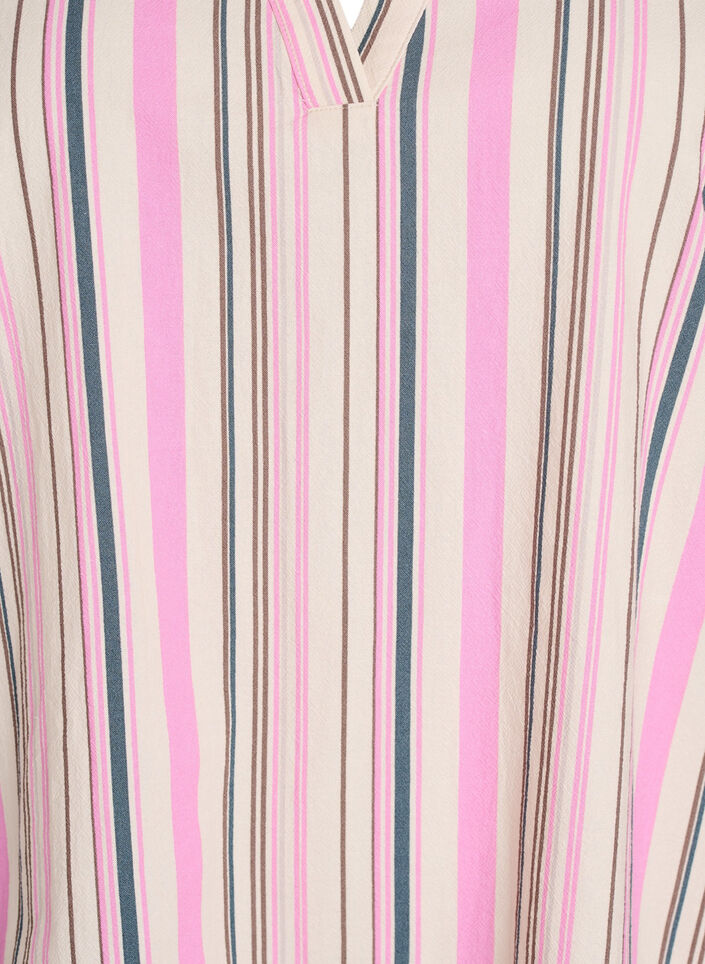 Tunika med v-ringning och volangdetaljer, Vanilla, Packshot image number 2