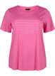 T-shirt med textmotiv, Shocking Pink W.Pink, Packshot image number 0