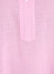 Tunika i bomull med v-ringning, Rosa, Packshot image number 2