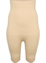 Shapewear shorts med h&ouml;gmidja, Beige