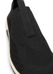 Slip-on sneaker med bred passform, Svart, Packshot image number 3