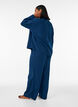 L&ouml;sa pyjamasbyxor i bomullsmuslin, Bl&aring;, Model image number 1