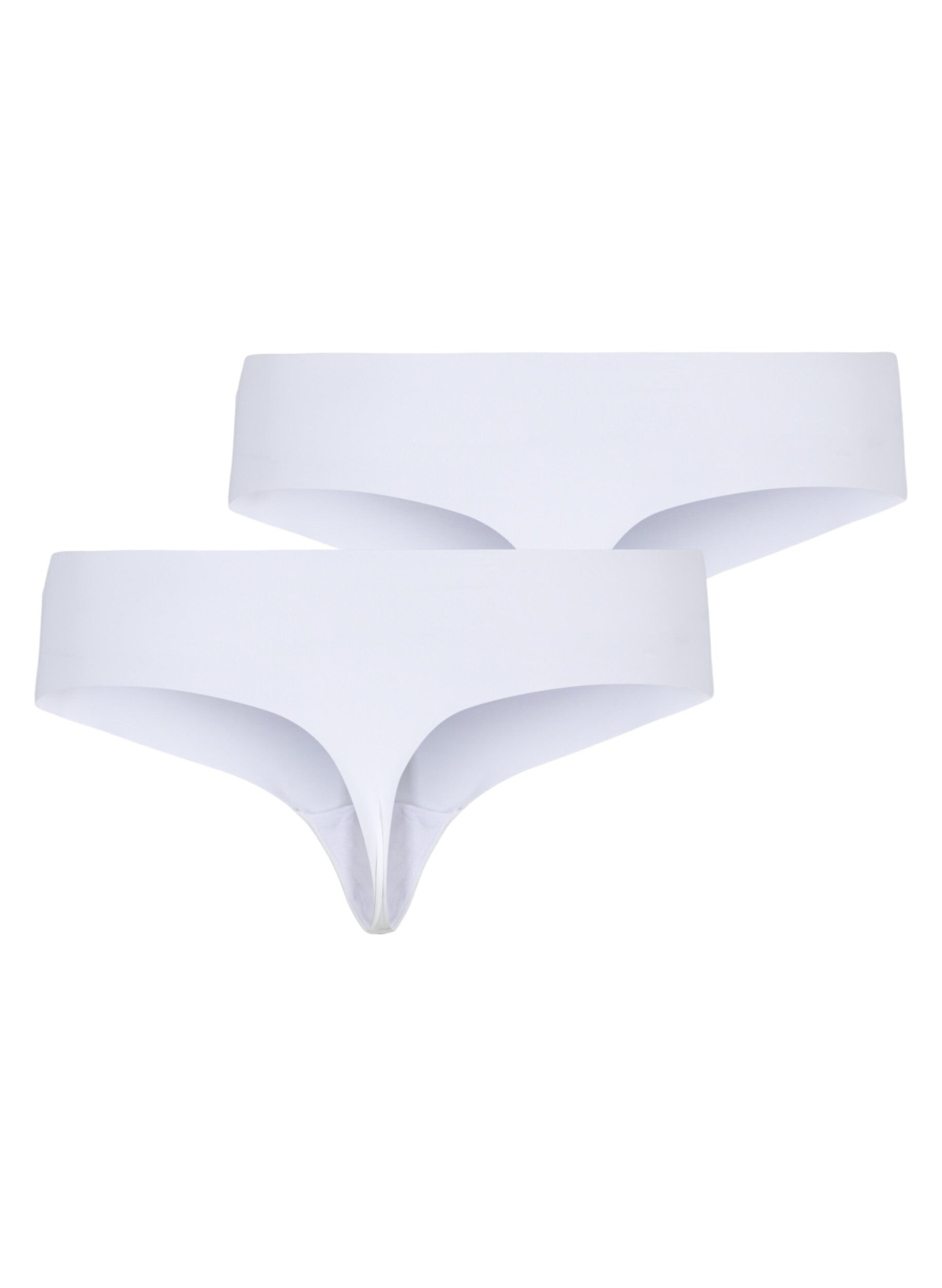 Zizzi 1-pack invisible g-string, Vit, Packshot image number 1