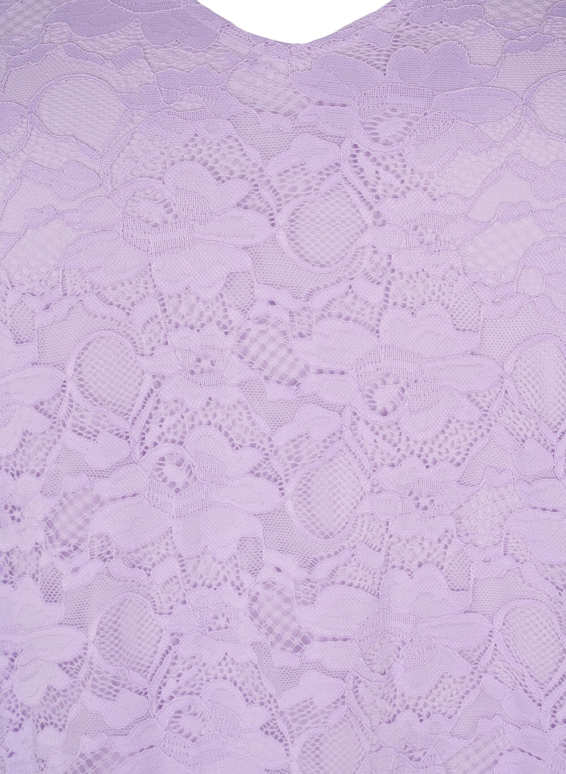 ZizziSpetskl&auml;nning med 3/4-&auml;rmar, Lavendula, Packshot image number 2