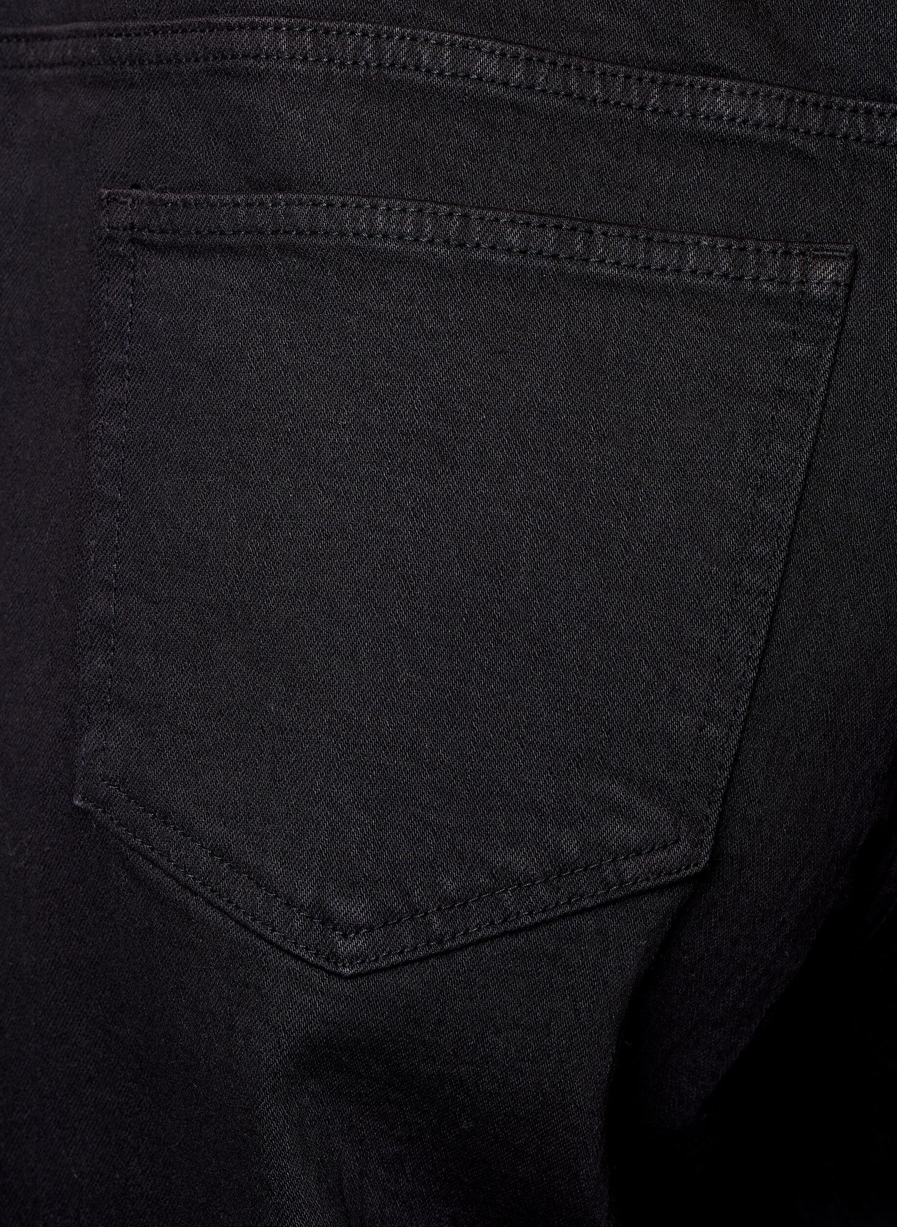 ZizziJeans med vida ben och h&ouml;g midja, Svart, Packshot image number 2