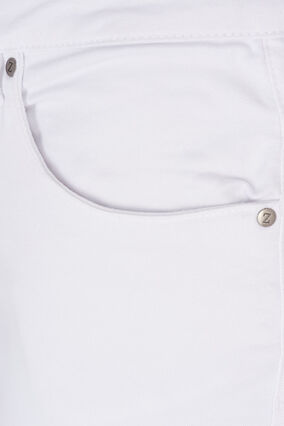 Slim fit Emily capri-jeans, White, Packshot image number 2