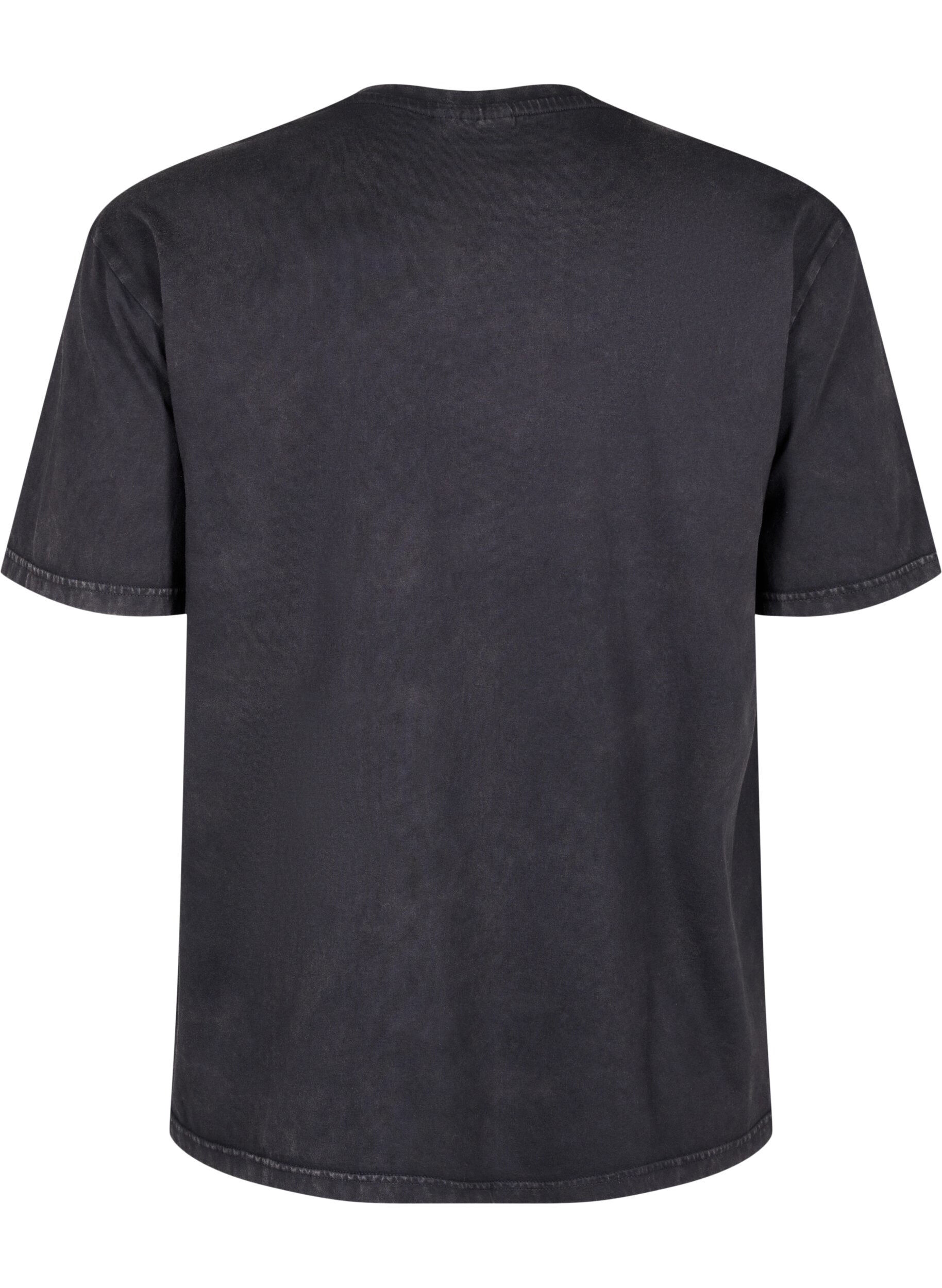 Zizzi T-shirt med p&auml;rlor, Grey washed, Packshot image number 1