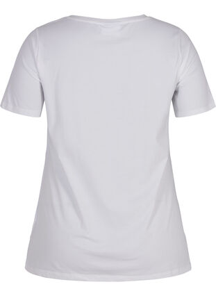 Basics T-shirt , Bright White, Packshot image number 1