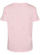 T-shirt i ekologisk bomull med hj&auml;rtan, Rosa, Packshot image number 1