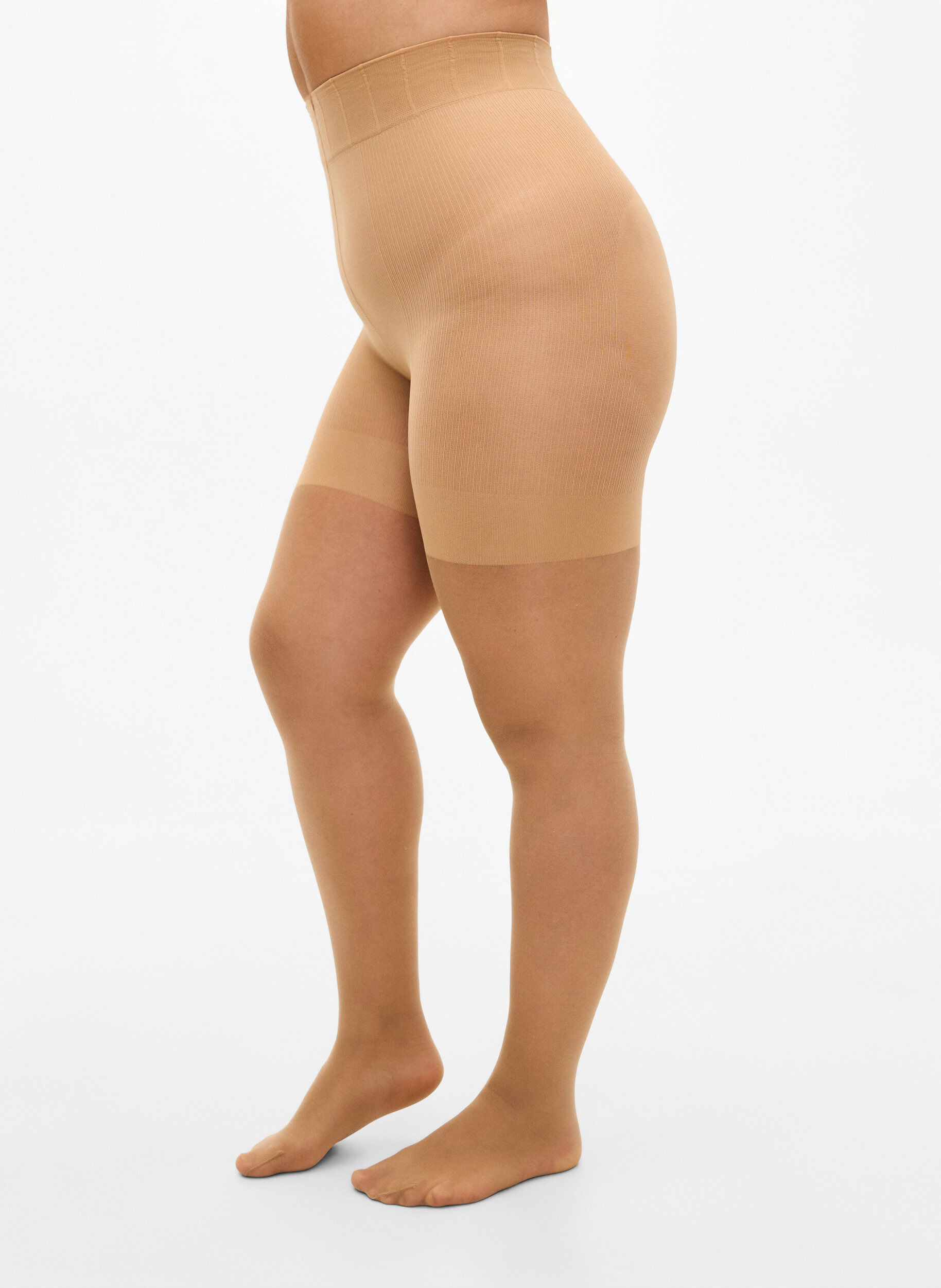 Strumpbyxor 40 denier med push up-effekt, Beige, Model
