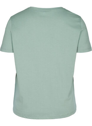 T-shirt i bomull med tryck, Chinois Green SIMPLE, Packshot image number 1