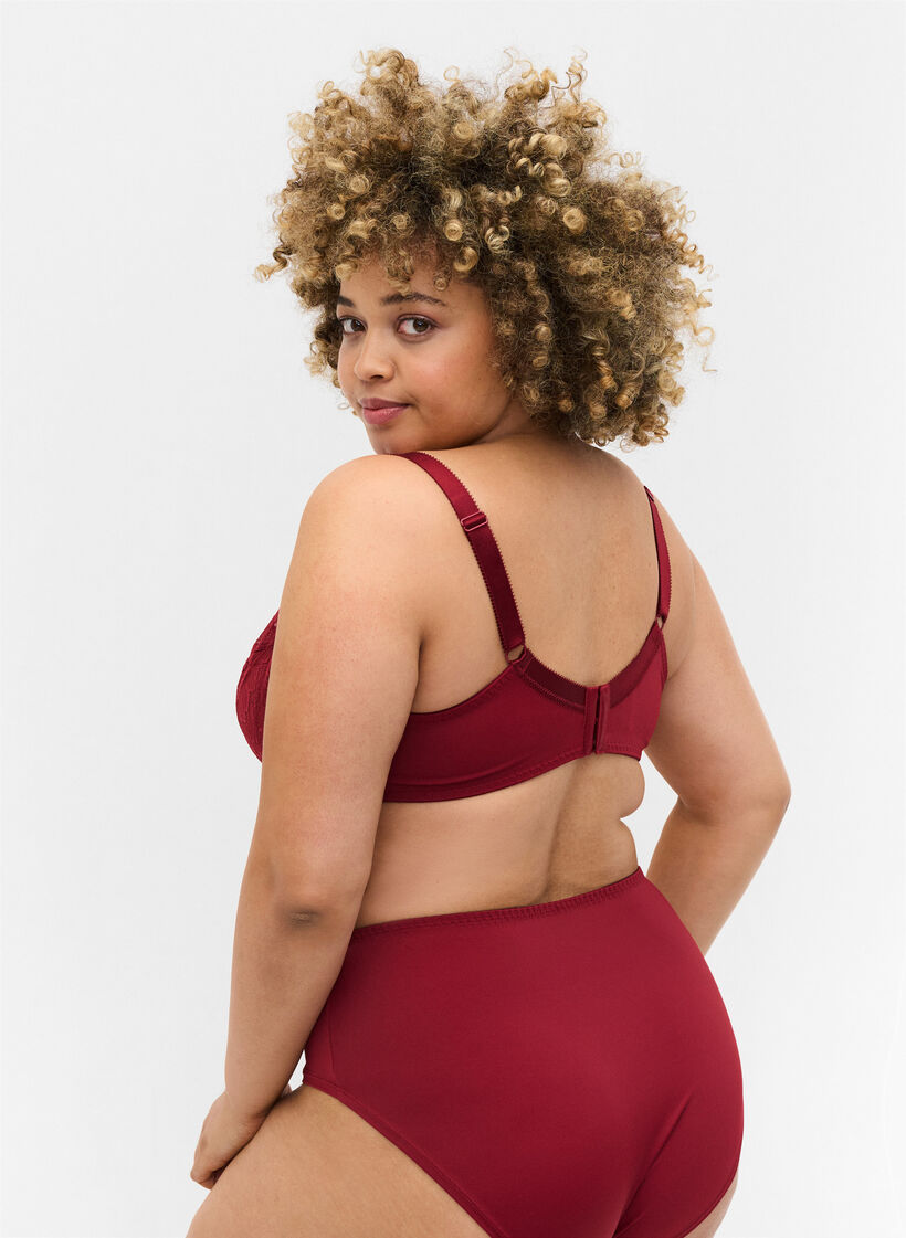 Spets-bh med bygel, Rhubarb, Model image number 1