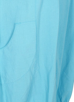 Klänning med fickor , River Blue, Packshot image number 3