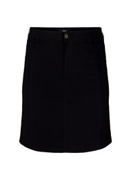 Kort kjol med insydda shorts, Black