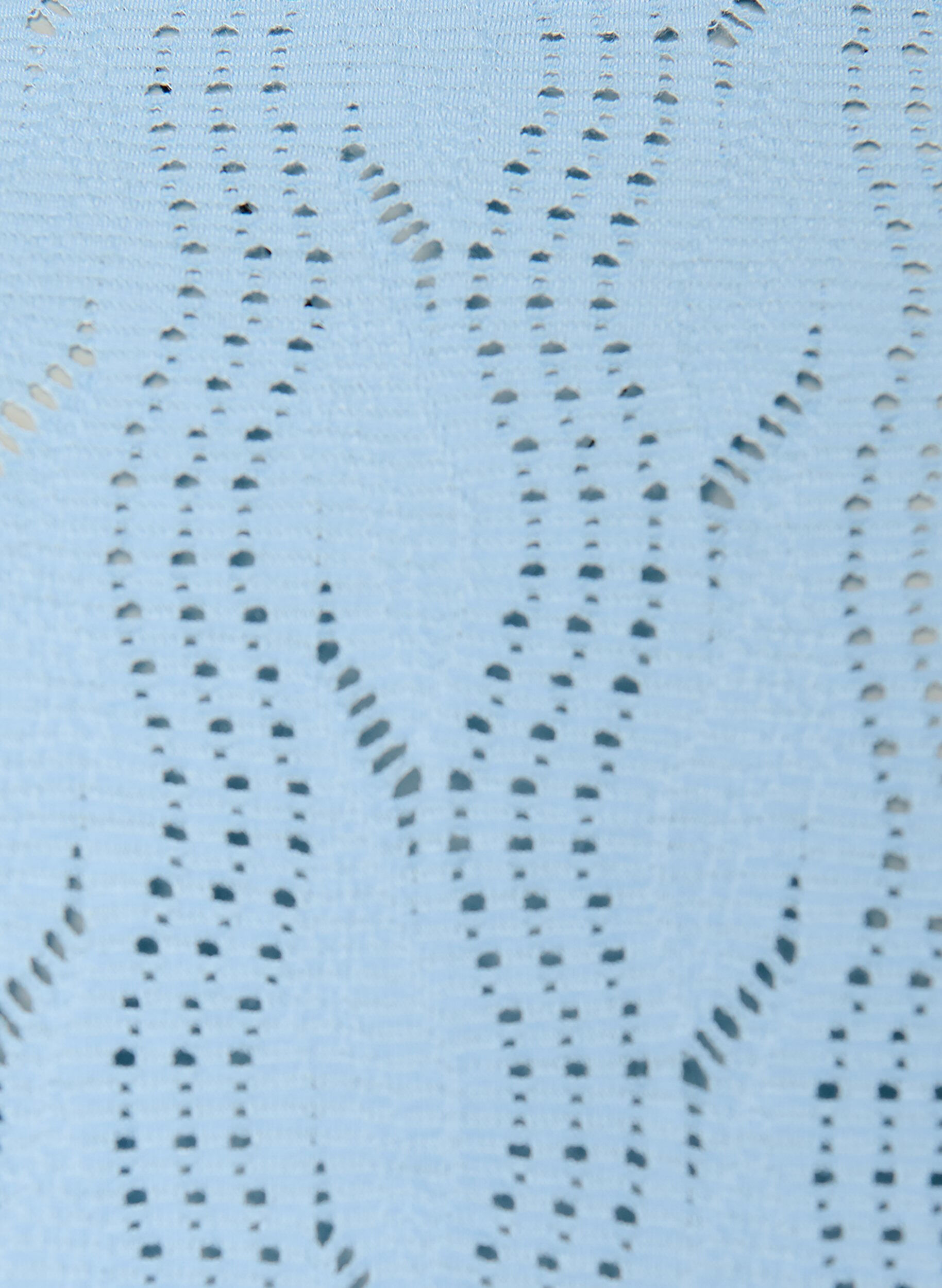 Zizzi Kort jerseykl&auml;nning med h&aring;lm&ouml;nster, Bl&aring;, Packshot image number 2