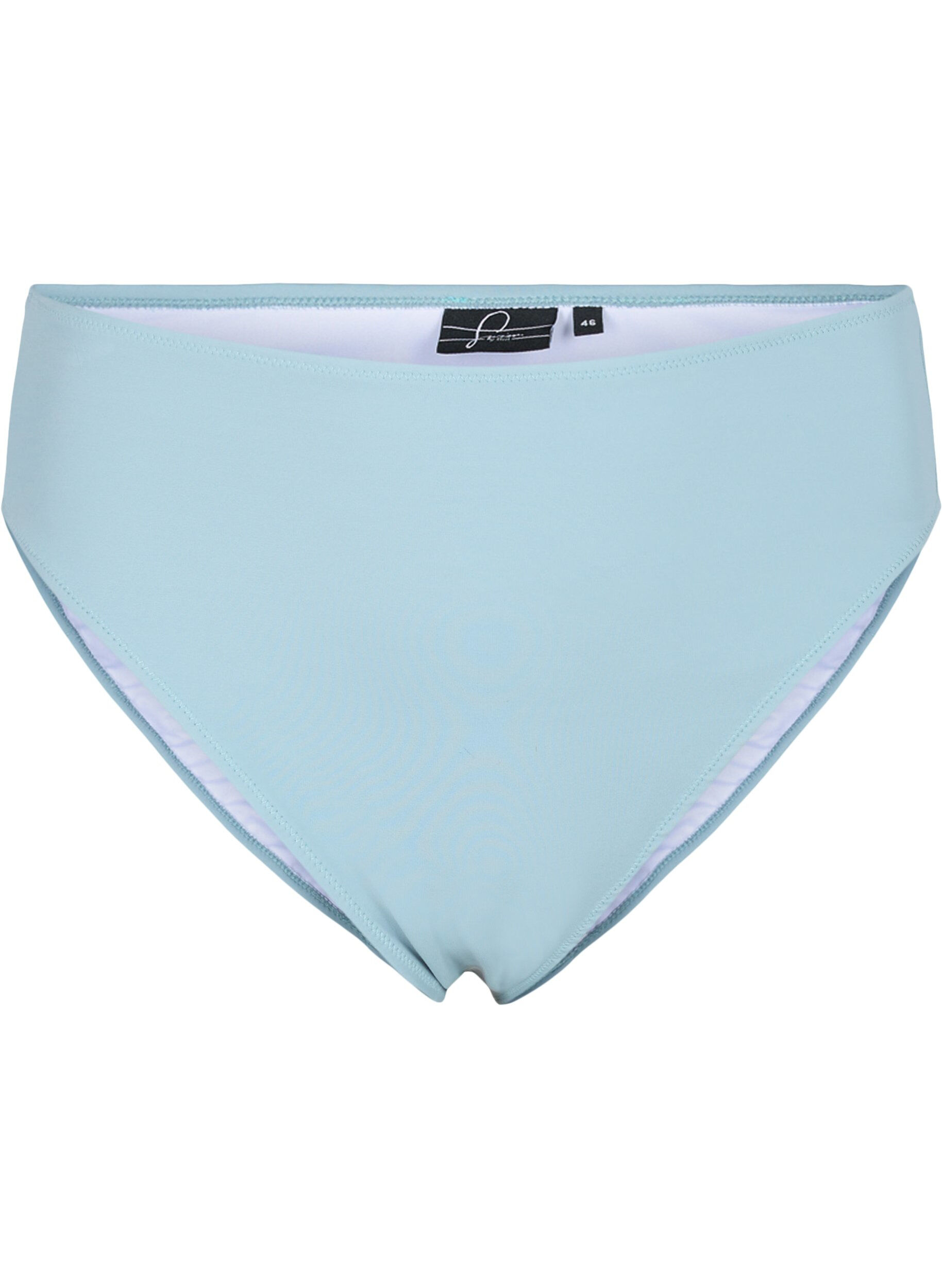 Zizzi Bikinitrosa med h&ouml;g midja, Bl&aring;, Packshot image number 0