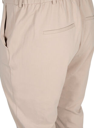 Byxor med fickor och dragsko, Pure Cashmere, Packshot image number 3